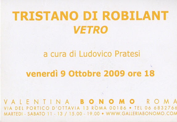 2009_Tristano di Robilant_Invito